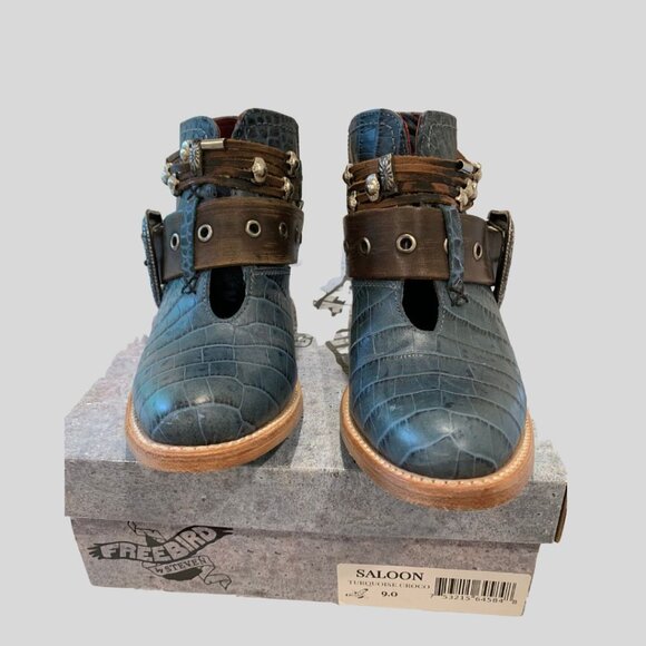 Freebird Saloon- Turquoises Croc - Picture 3 of 7